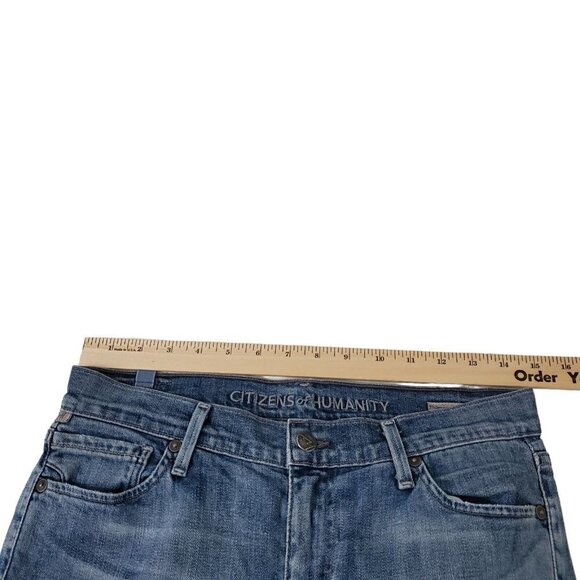 Citizens of Humanity Jeans 28 Thompson Blue Skinny Medium Wash Mid Rise COH - Picture 10 of 12